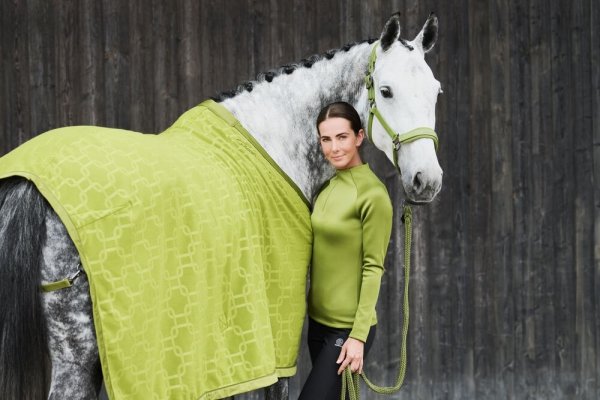 Derka polarowa FLEECE STAMP CHAIN Platinum 2024 - Eskadron - moss green