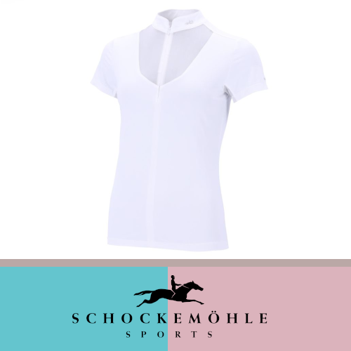 Koszulka konkursowa SPAnita Style SS25 - Schockemohle - white