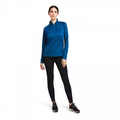Bluzka damska SUNSTOPPER 2.0 - Ariat - blue opal 