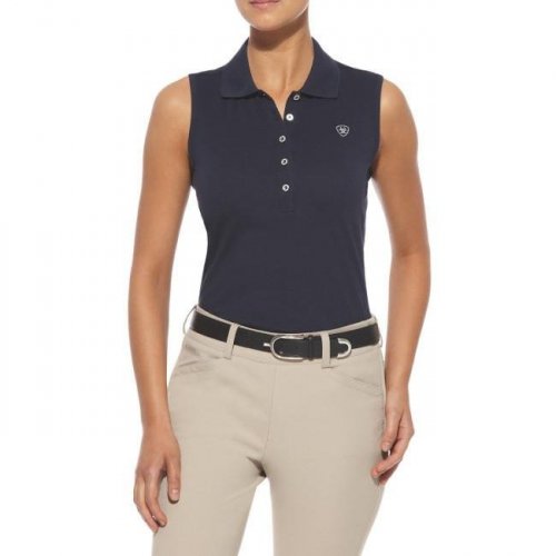 Koszulka polo PRIX SLVLSS damska - Ariat - navy