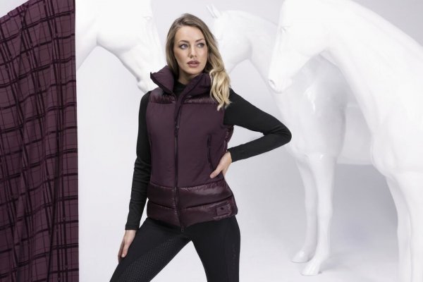 Kamizelka damska QUILT-WAISTCOAT 4001 SELECTION - Pikeur - licorice