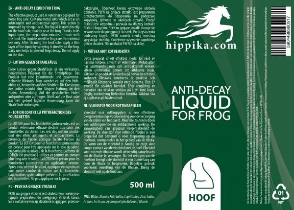 Płyn na gnijące strzałki w sprayu 500ml - HIPPIKA.COM