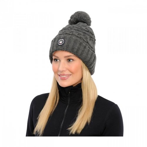 Czapka zimowa z pomponem NICKIE AW 22/23 - Spooks - grey