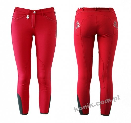 Bryczesy Pikeur PAULINA - berry red
