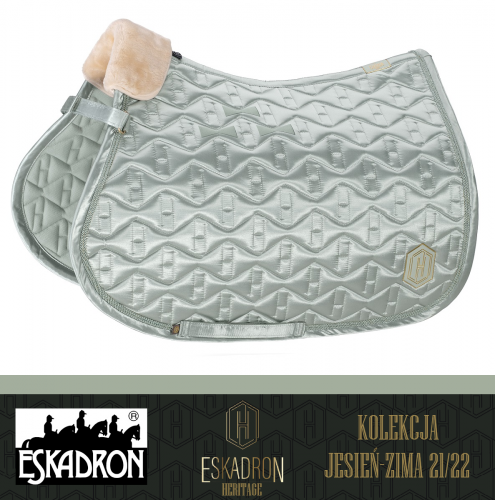 Potnik SATIN EMBLEM - Heritage AW 2021/22 - Eskadron - sea salt