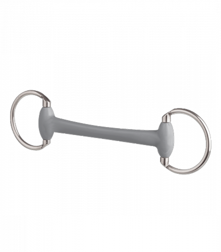 Wędzidło oliwkowe proste BAR 18mm - BERIS - medium