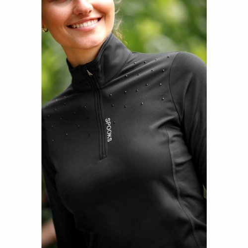 Bluzka termoaktywna damska MAIRAH THERMO SHIRT - Spooks - black