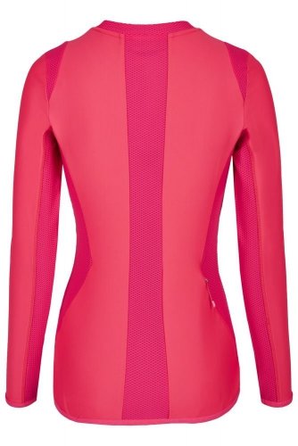 Bluzka damska z długim rękawem - Reflexx Equestrian Fanatics S/S 21 - Eskadron - pink