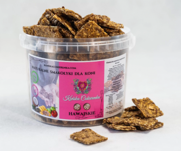 Naturalne ciasteczka 1,2L - Końska Cukierenka - hawajskie
