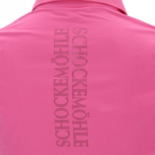 Koszulka polo damska SPMilla Style SS24 - Schockemohle - hot pink