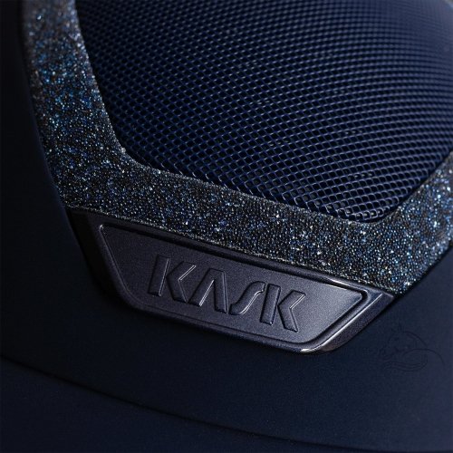 Kask Dogma Chrome Light Swarovski Frame - KASK - granatowy - roz. 55-56