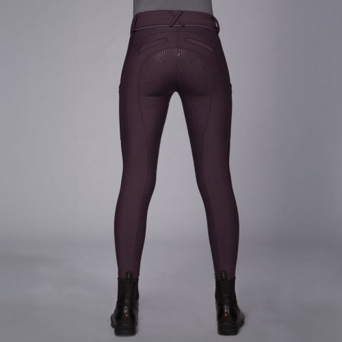 Bryczesy damskie zimowe WINTER CARLA FS STYLE AW24 - Schockemohle - deep mauve