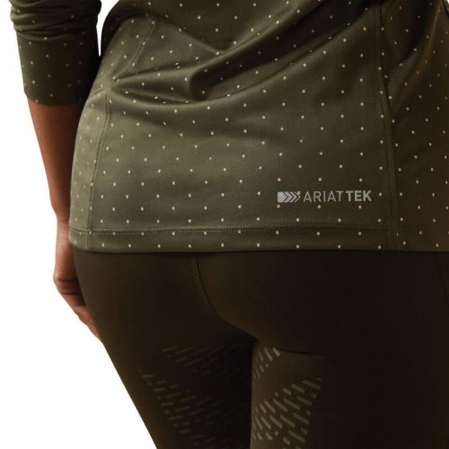Bluzka damska SUNSTOPPER 2.0 - Ariat - bottle dot