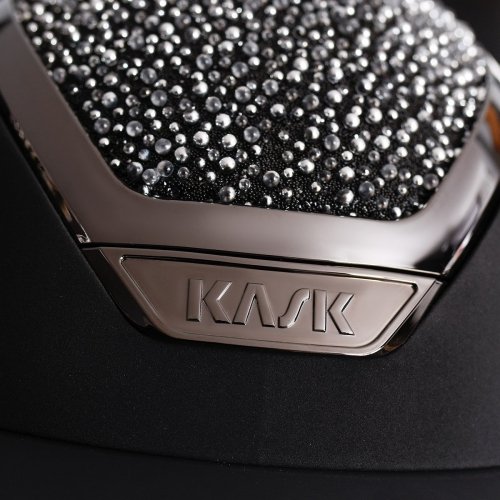  Kask Star Lady Chrome WG11 - KASK - czarny Swarovski galuchat - roz. 53-56