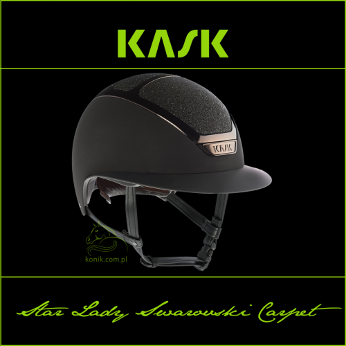 Kask Star Lady Swarovski Carpet - KASK - czarny