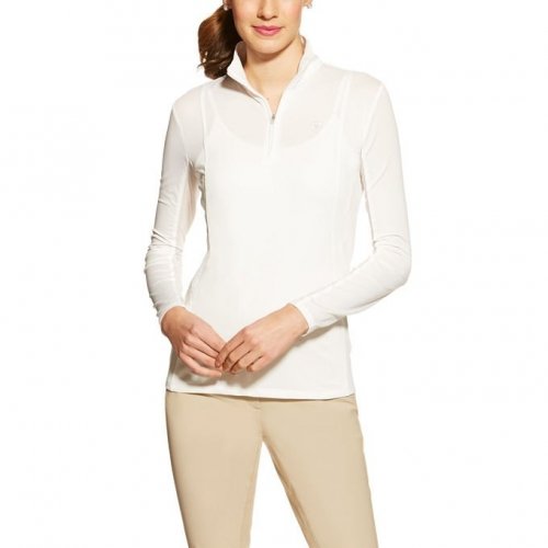 Koszulka SUNSTOPPER damska - Ariat - white
