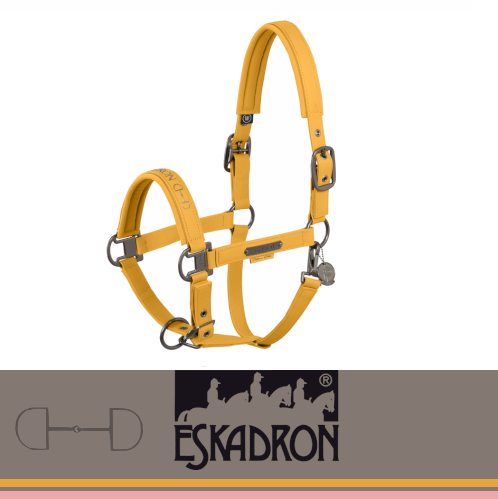 Kantar FAUX LEATHER DOUBLE PIN P Platinum 2025 - Eskadron - golden yellow
