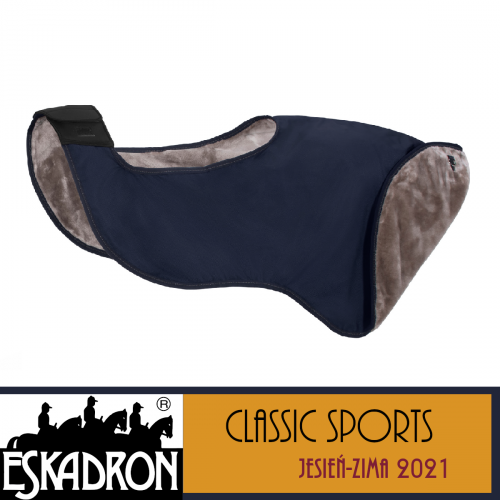 Derka treningowa 1680D EX-SHEET FAUXFUR - Classic Sports A/W 21 - Eskadron - dark navy 