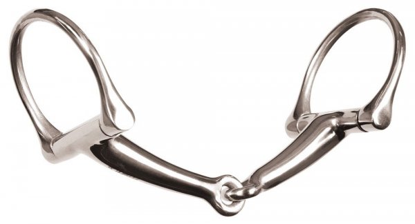 Wędzidło D-ring 1x łamane 14mm - HARRY'S HORSE
