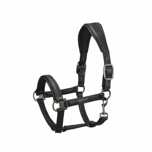 Kantar skórzany DOUBLEPIN LEATHER Essence 2022 - Eskadron - black