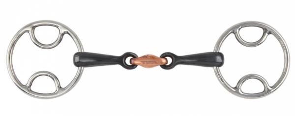 Wędzidło cyganka Black Sweet Iron 2xłamane - Shires 