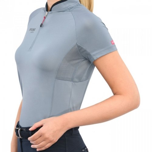 Koszulka damska funkcyjna CORAH SS22 - Spooks - dusty blue