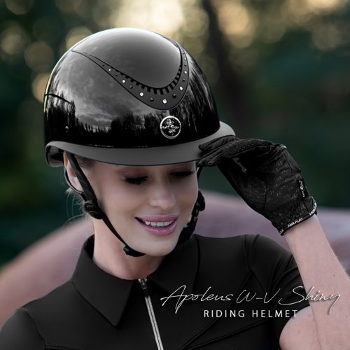 Kask jeździecki APOLEUS SHINY W-V - Fair Play 
