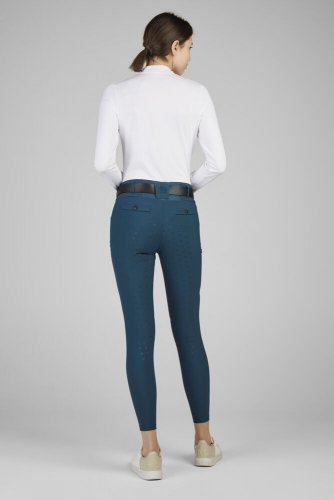 Legginsy damskie LINNET TIGHT SD 6505 HIGHWAIST SEAML - Pikeur - deep ocean