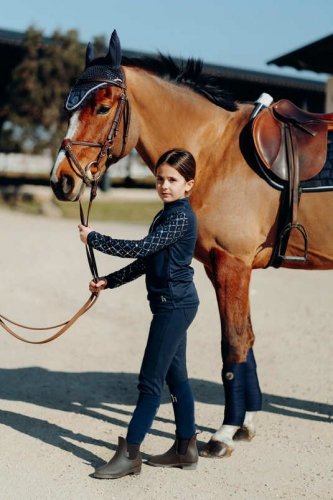 Bryczesy młodzieżowe LILIAN - Horze - peacoat dark blue