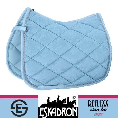 Potnik VELVET CRYSTAL REFLEXX SS 23 - Eskadron - silkblue