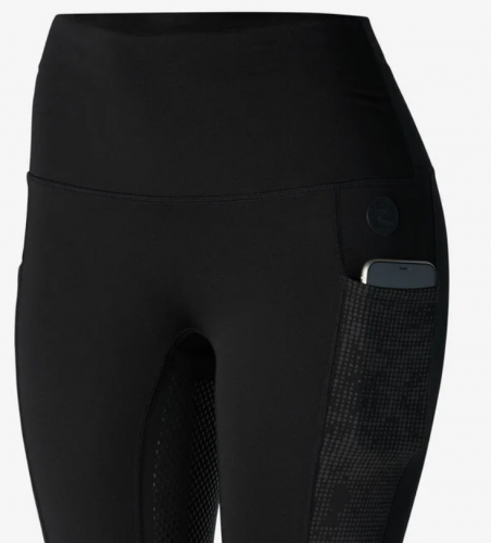 Legginsy jeździeckie damskie RAMONA - Horze - czarny