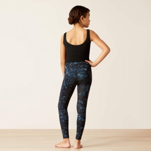 Legginsy młodzieżowe Eos Print FS - Ariat - stormy skies