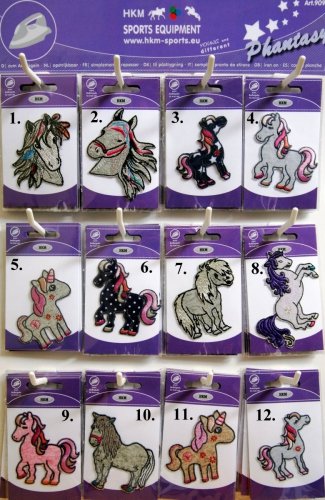 Naprasowanki na ubrania PHANTASY HORSES - HKM