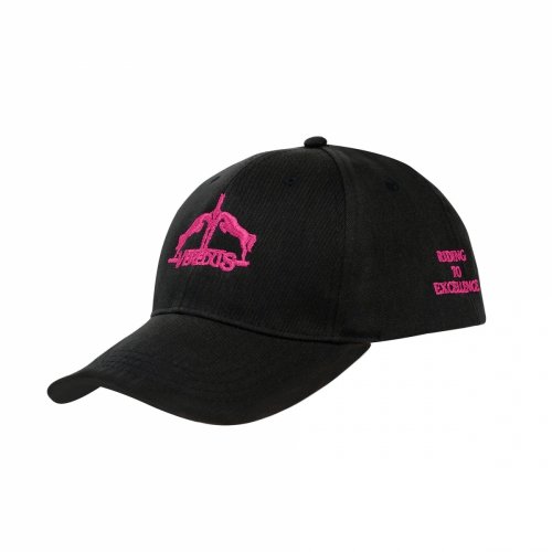 Czapka z daszkiem - Veredus - black/pink logo