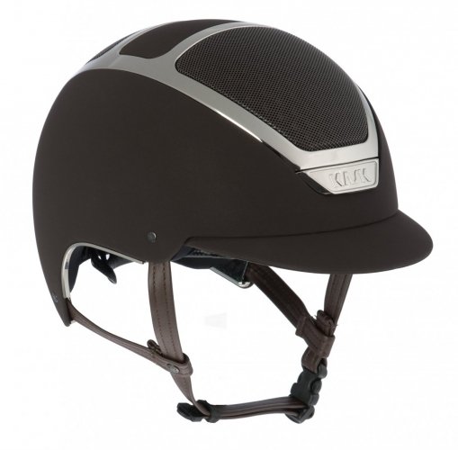 Kask Dogma Chrome Light - KASK - brązowy/srebrny - roz. 57-59