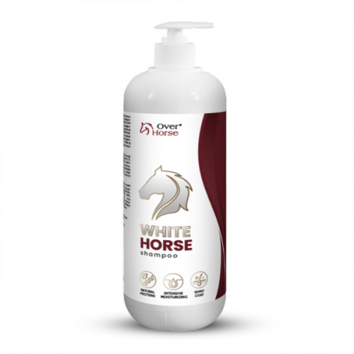 Szampon do jasnej sierści White Horse 1000ml - Over-Horse