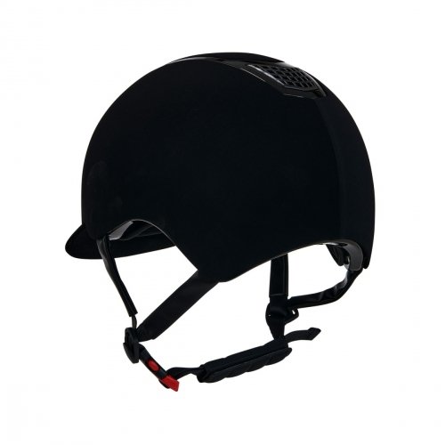 Kask Eclipse Plain Velvet - EQUESTRO - black/black