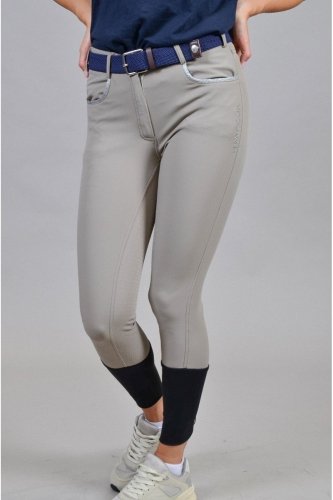 Bryczesy damskie VOGUE Grip - Harcour - taupe