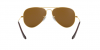 OKULARY RAY-BAN® AVIATOR LARGE METAL RB 3025 001/57 62 ROZMIAR L Z POLARYZACJĄ