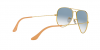 OKULARY RAY-BAN® AVIATOR LARGE METAL RB 3025 001/3F 58 ROZMIAR M