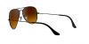 OKULARY RAY-BAN® AVIATOR LARGE METAL RB 3025 002/4O 58 ROZMIAR M