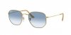 OKULARY RAY-BAN® HEXAGONAL RB 3548 001/3F 51 ROZMIAR M