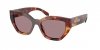 OKULARY PRADA EYEWEAR PR A09S 22A20I 53 ROZMIAR M
