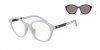 OKULARY KOREKCYJNE DZIECIĘCE EMPORIO ARMANI JUNIOR EK 4005U 62741W 48 + NAKŁADKA