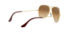 OKULARY RAY-BAN® AVIATOR LARGE METAL RB 3025 001/51 55 ROZMIAR S