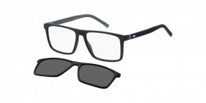 OKULARY KOREKCYJNE TOMMY HILFIGER TH 2086CS 003 56 ROZMIAR M + NAKŁADKA Z POLARYZACJĄ