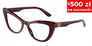 OKULARY KOREKCYJNE DOLCE & GABBANA DG 3354 3091 52 ROZMIAR M