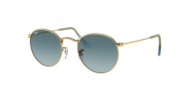OKULARY RAY-BAN® ROUND METAL RB 3447 001/3M 47 ROZMIAR S