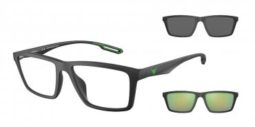 OKULARY KOREKCYJNE EMPORIO ARMANI EA 4189U 50011W 55 ROZMIAR M + NAKŁADKI