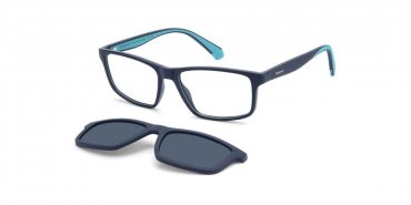 OKULARY KOREKCYJNE POLAROID PLD D622C FLL 56 ROZMIAR M + NAKŁADKA